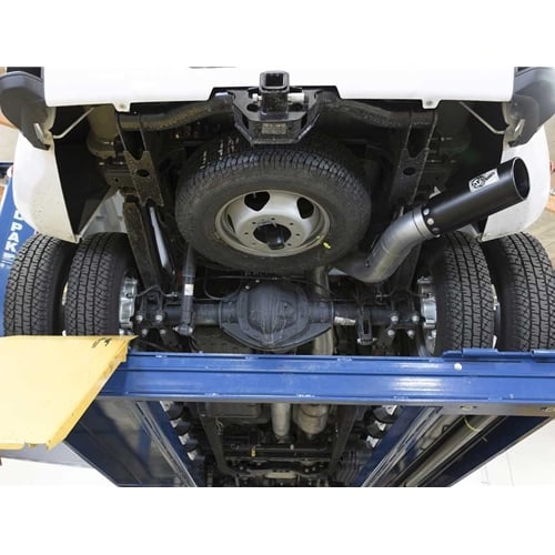 AFE Large Bore-HD 5" Stainless DPF-Back Exhaust with Black Tip 17-19 GM 6.6L Duramax L5P - Image 8